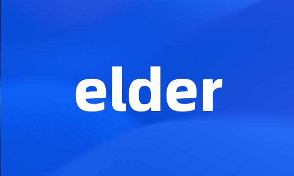 elder