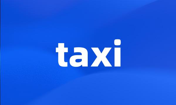 taxi