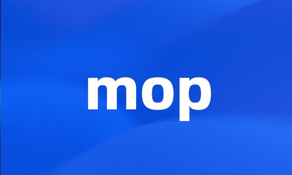 mop