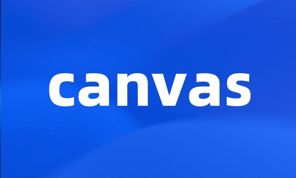 canvas