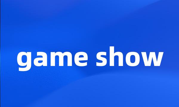 game show