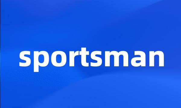 sportsman