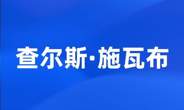 查尔斯·施瓦布