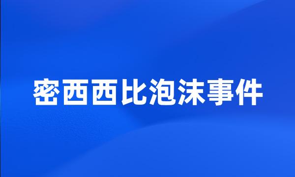 密西西比泡沫事件