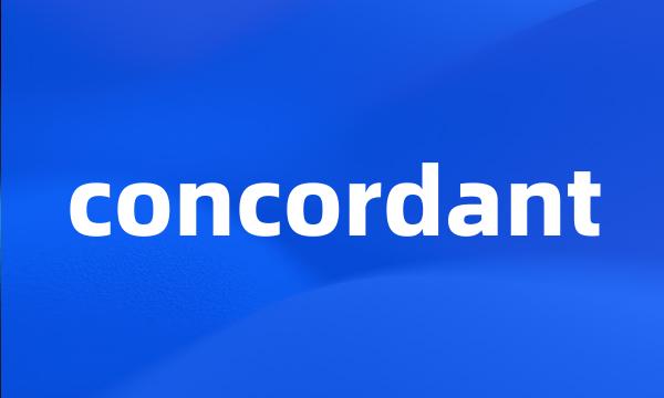 concordant