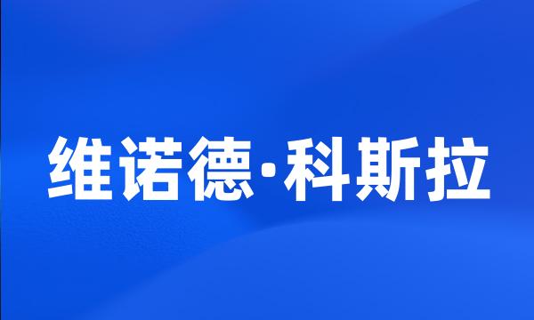 维诺德·科斯拉