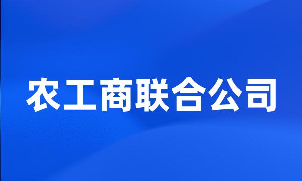 农工商联合公司