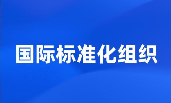 国际标准化组织