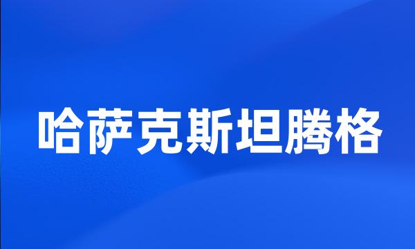 哈萨克斯坦腾格