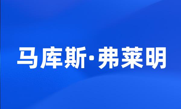 马库斯·弗莱明