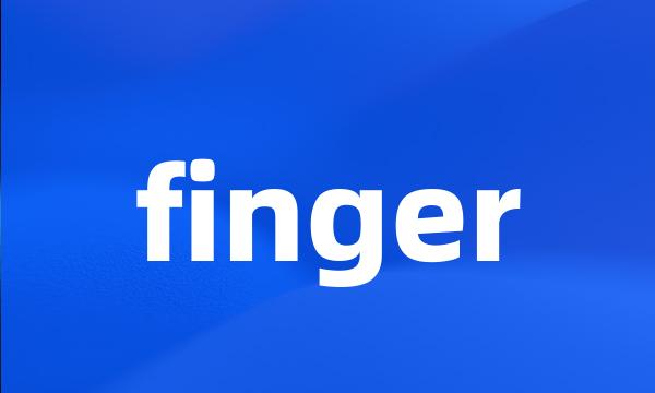 finger