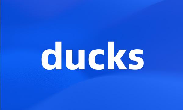 ducks