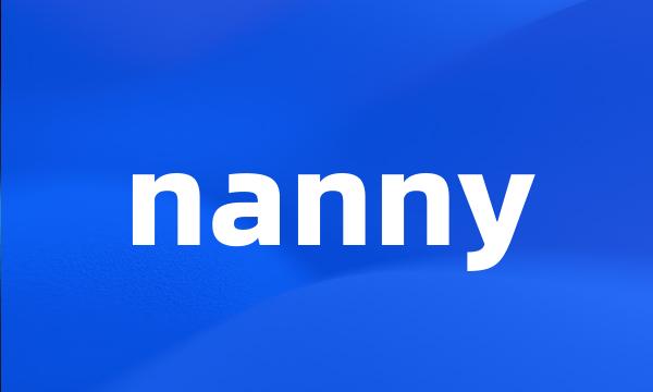 nanny