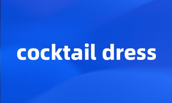 cocktail dress