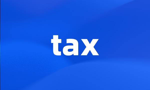 tax