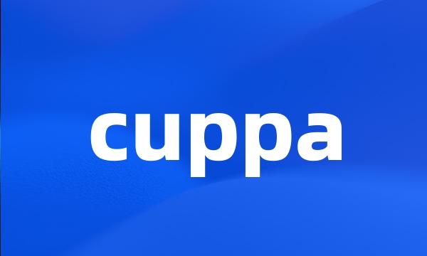 cuppa