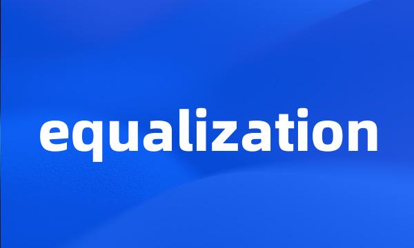 equalization