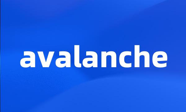 avalanche