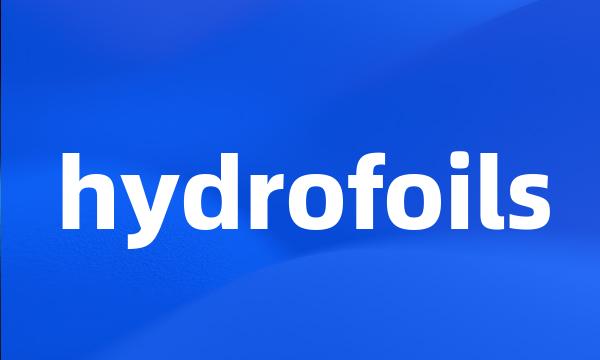 hydrofoils