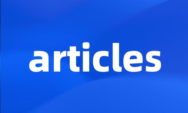 articles