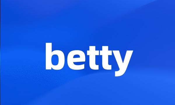 betty