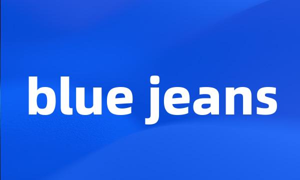 blue jeans