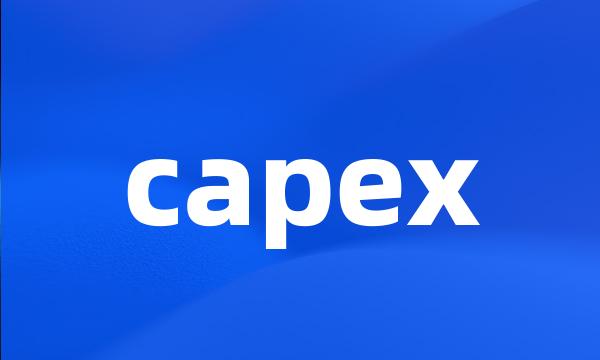 capex