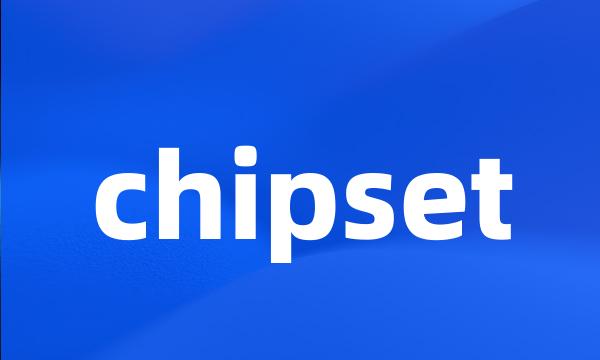 chipset