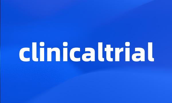 clinicaltrial