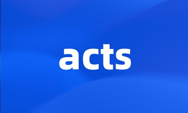 acts