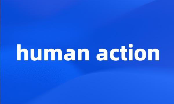 human action