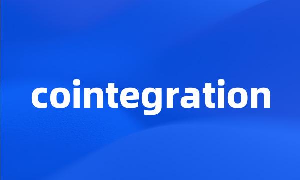 cointegration