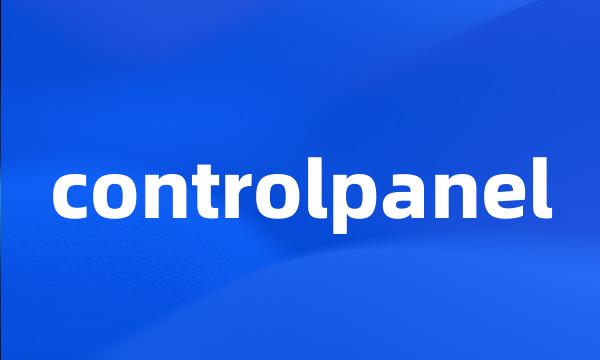 controlpanel