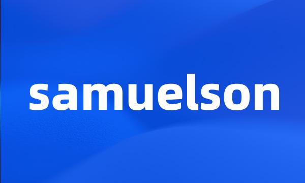 samuelson