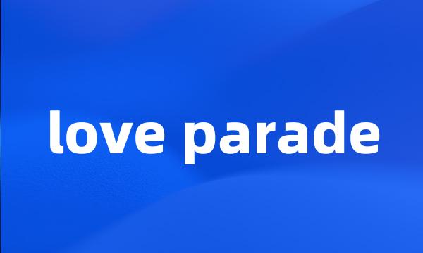 love parade