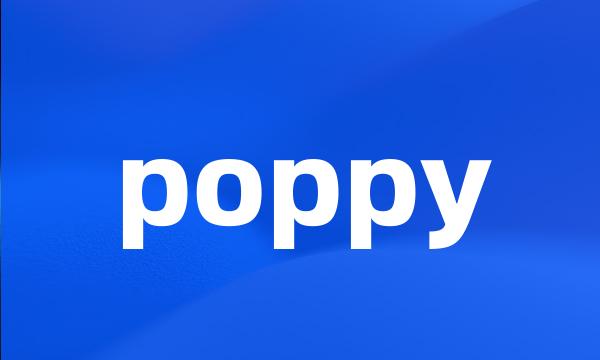 poppy