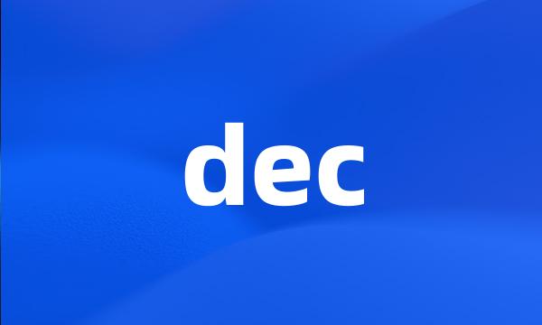 dec