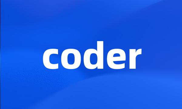 coder