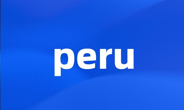 peru