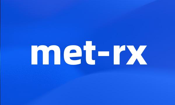 met-rx