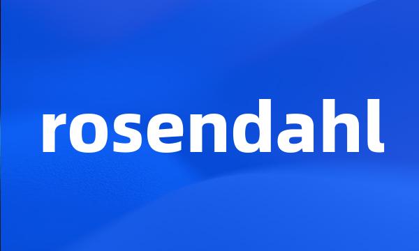 rosendahl