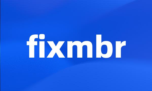 fixmbr