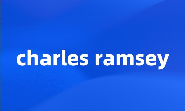 charles ramsey