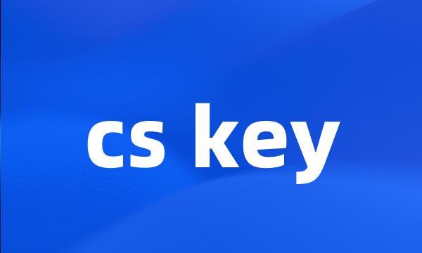 cs key