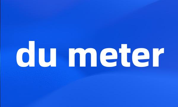 du meter