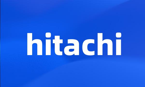 hitachi