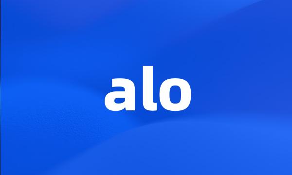 alo