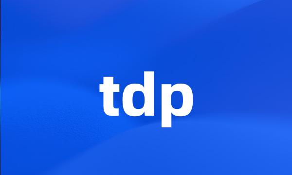 tdp