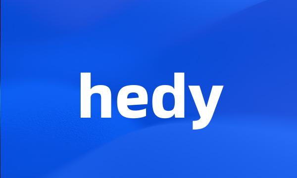 hedy