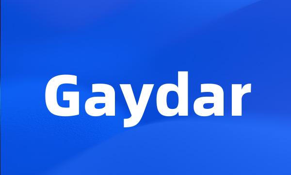 Gaydar